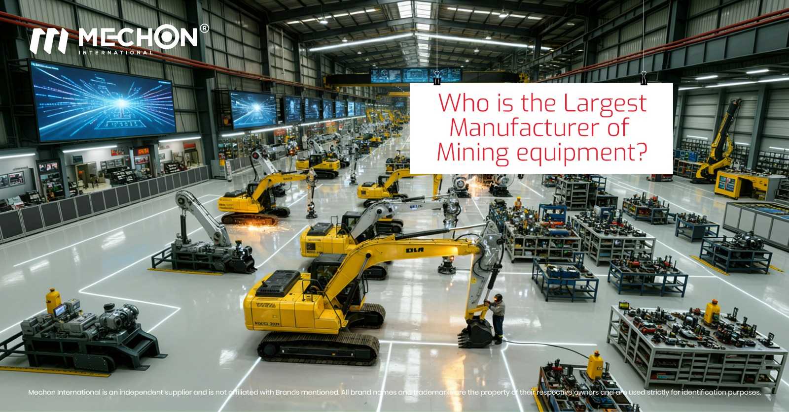 Who is the largest manufacturer of mining equipment ?
